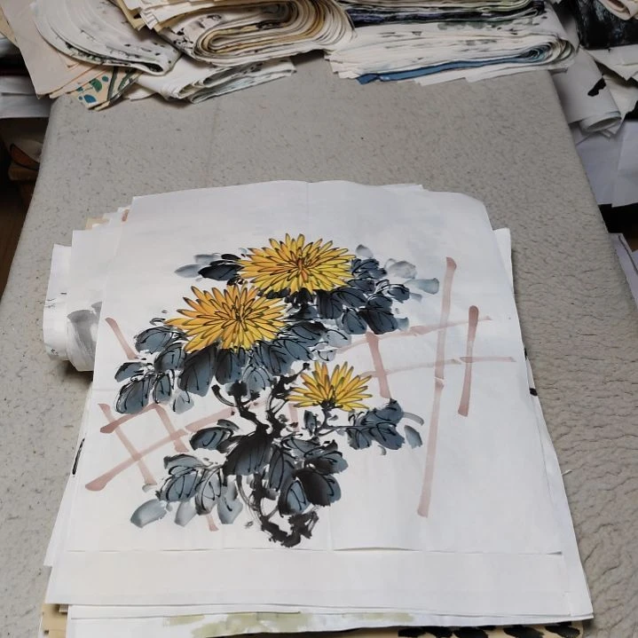 小***吾国画国画花鸟花鸟国画
