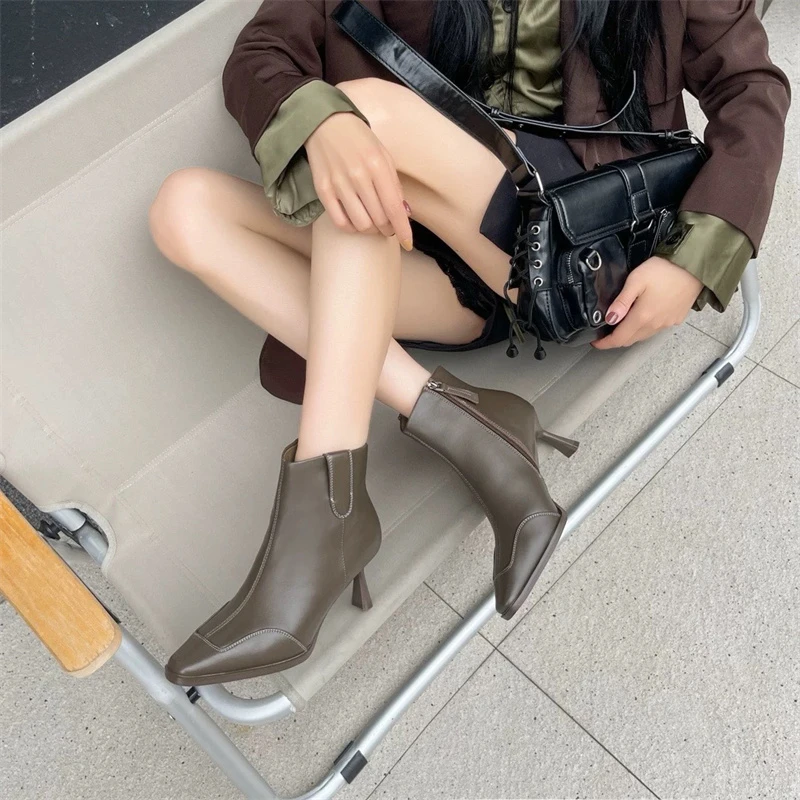 888大童亲子时尚休闲加绒高跟短筒靴6666-30