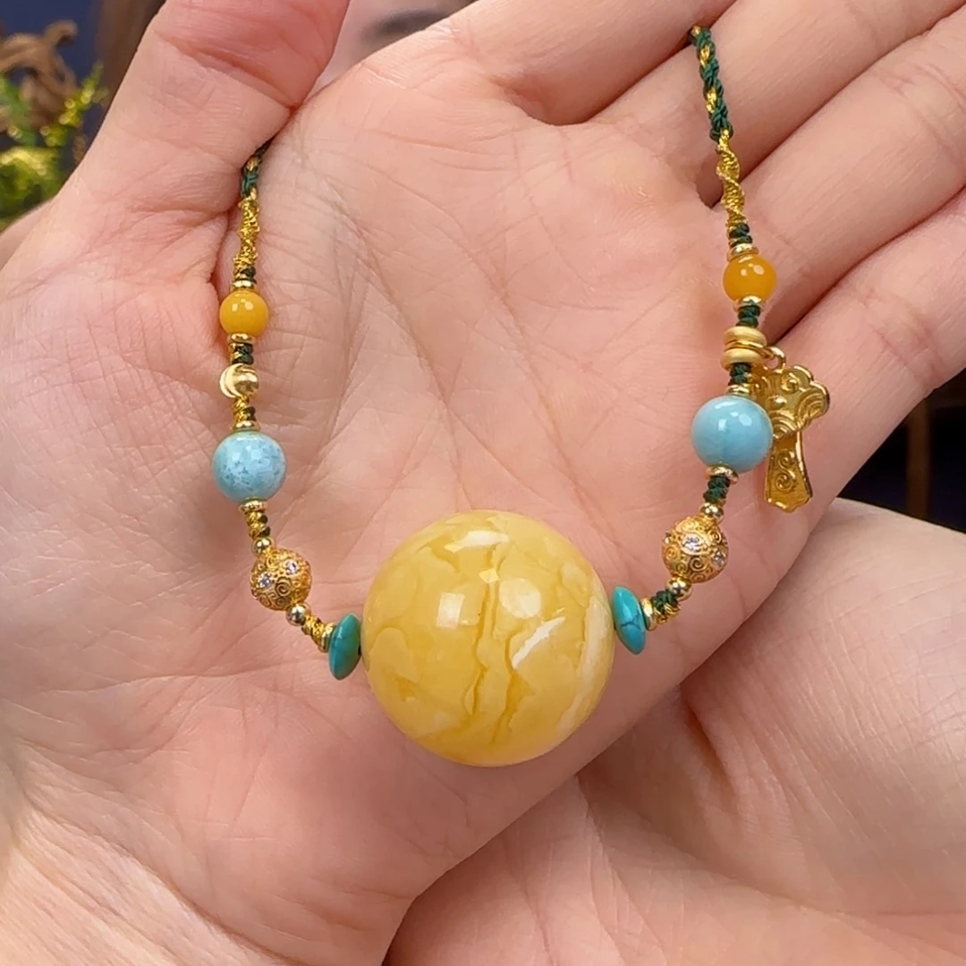 蜜蜡颈饰未镶嵌11111111111