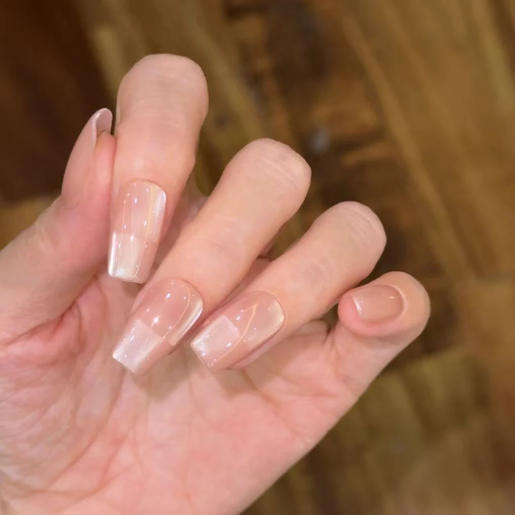 偏爱 施家全华 纯手工定制穿戴甲美甲成品美甲贴片10片