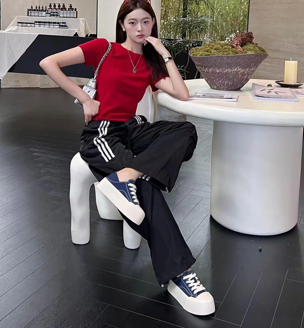 米米玛索-丑萌明线帆布面包鞋MM8-1