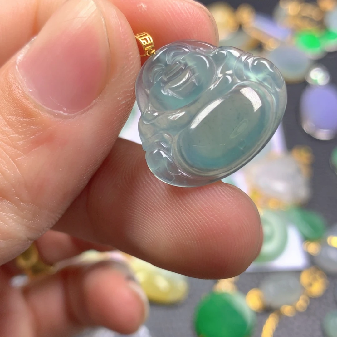 【闪购商品】翡翠颈饰18K金镶嵌翡翠