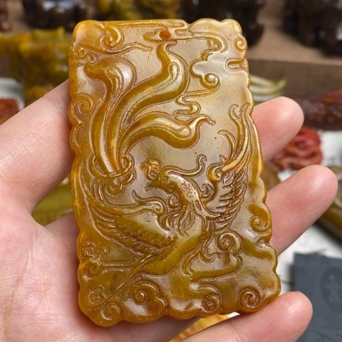 蛇纹石玉未镶嵌颈饰11 0