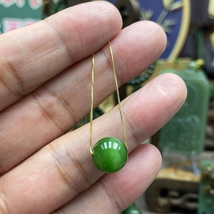 和田玉（碧玉）未镶嵌颈饰