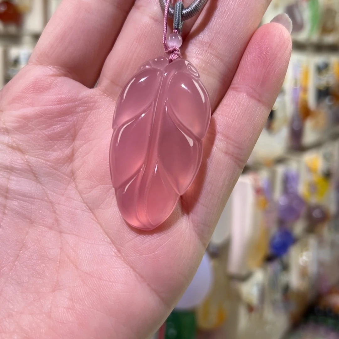 玛瑙/玉髓未镶嵌吊坠(赠链)