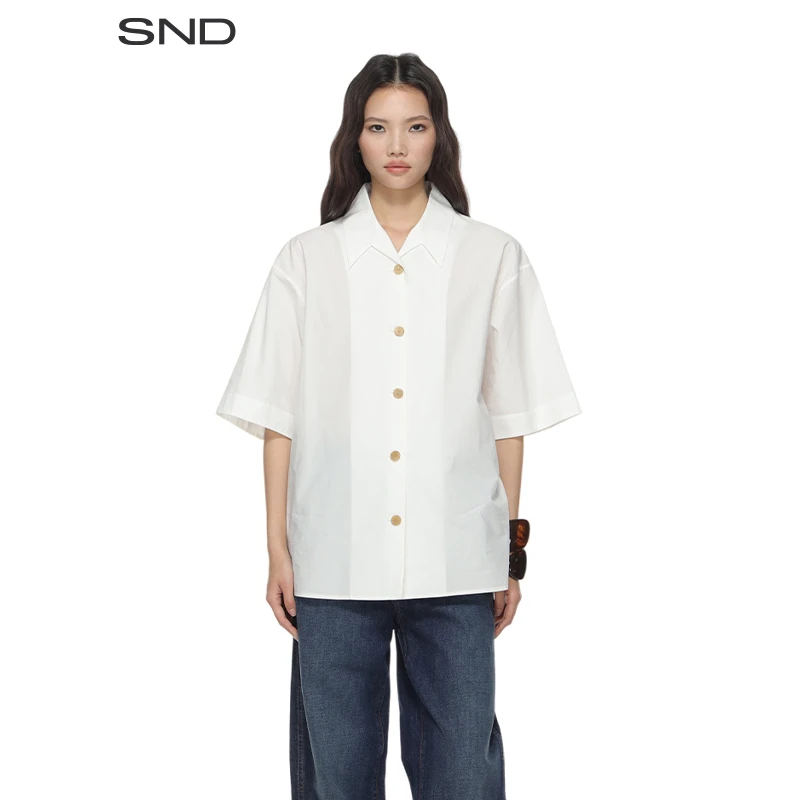 【SNDKHAITE 设计师品牌】SND PS25 翻领短袖上衣