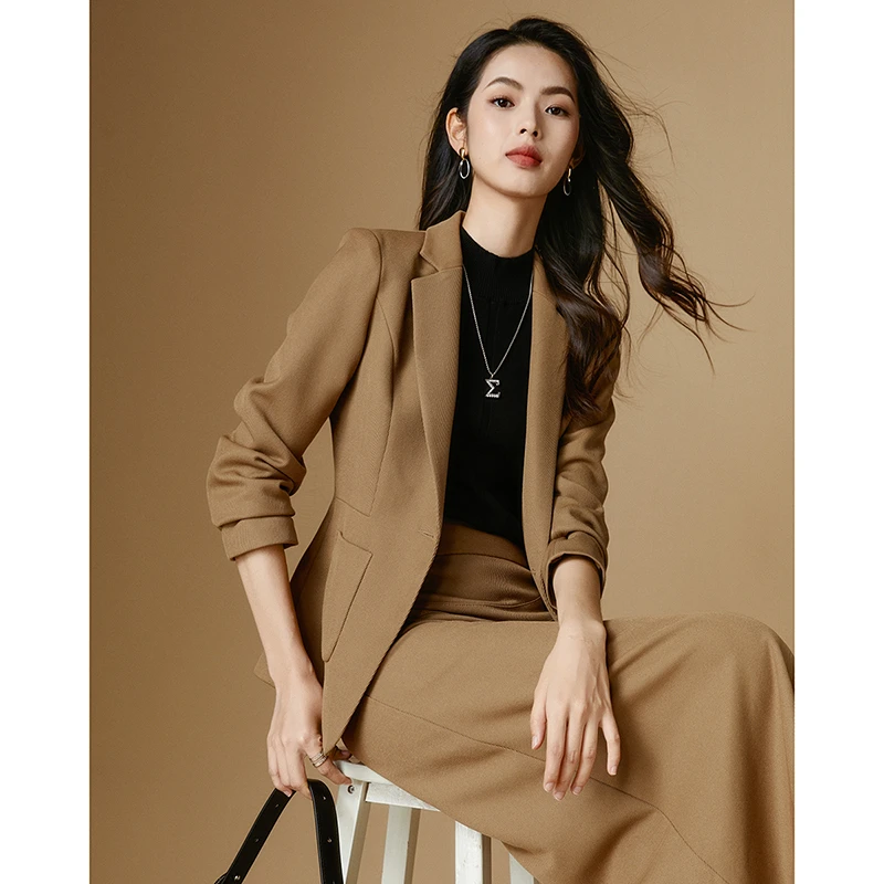 晚白【专享】外套翻驳领西装女24062206