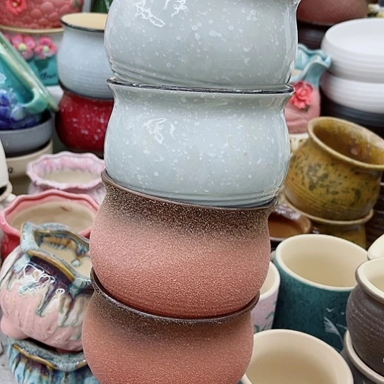 多肉绿植陶瓷花盆9.9包邮