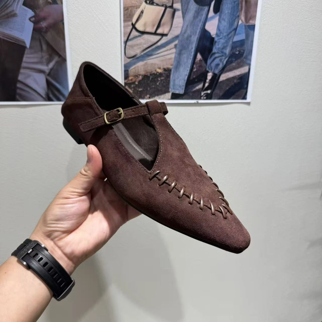 啄木鸟内增高复古气质单鞋女2025年秋季新款配裙子设计感玛丽珍鞋