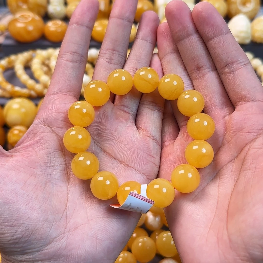 琥珀未镶嵌珠宝奇石16mm同料