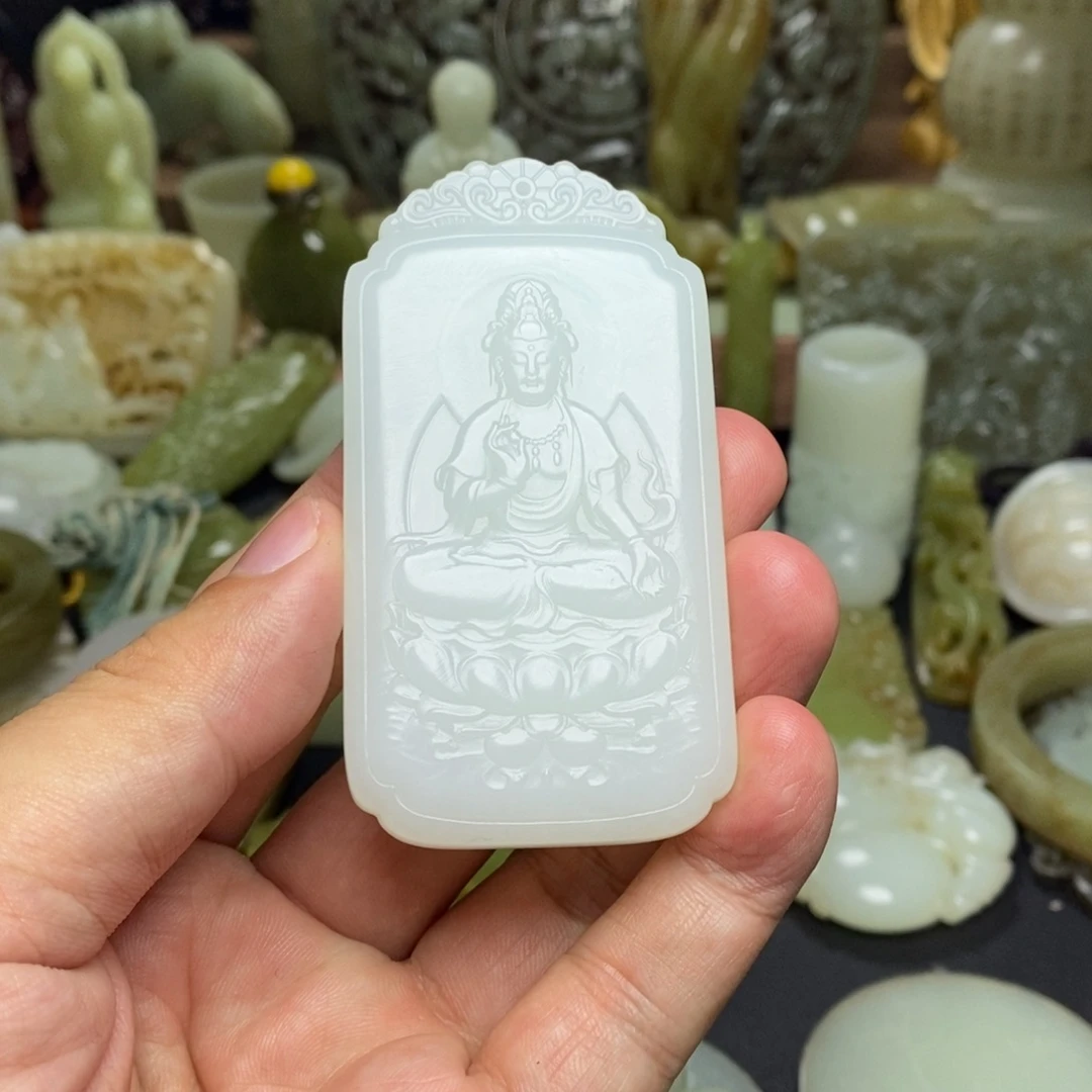 逗***玩和田玉未镶嵌挂件