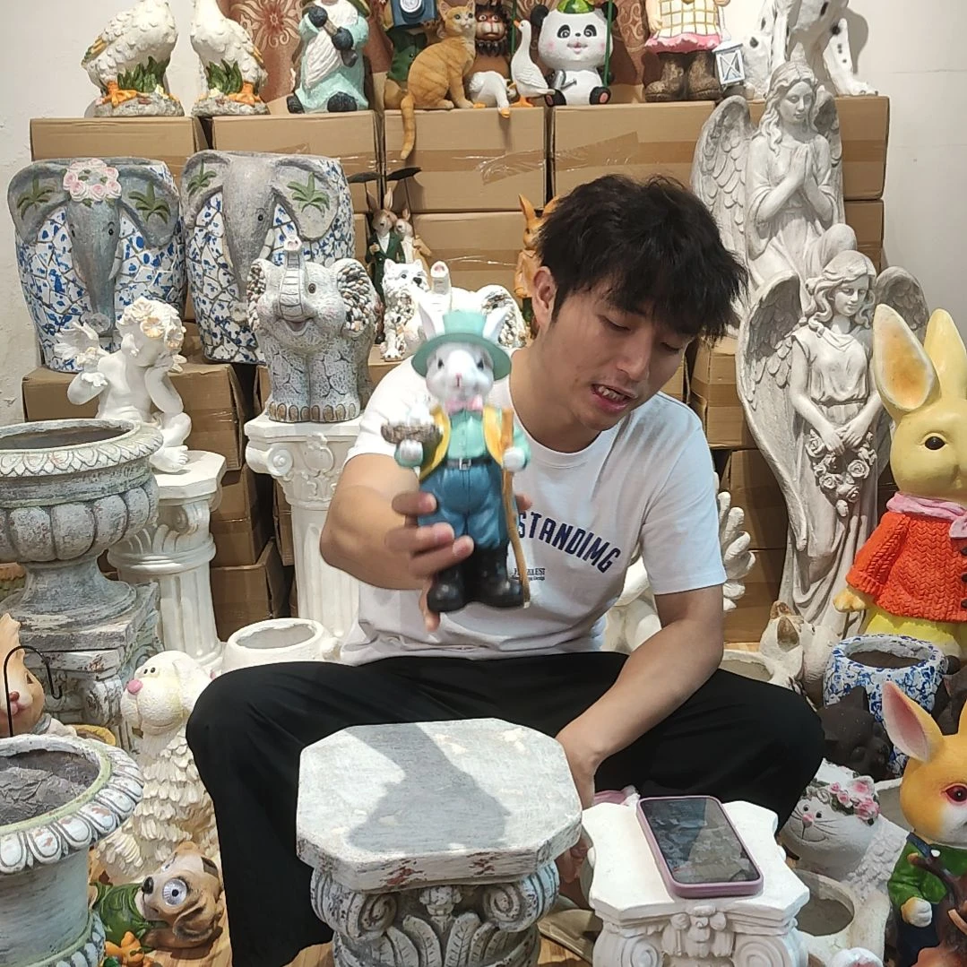 合成树脂绅士兔子