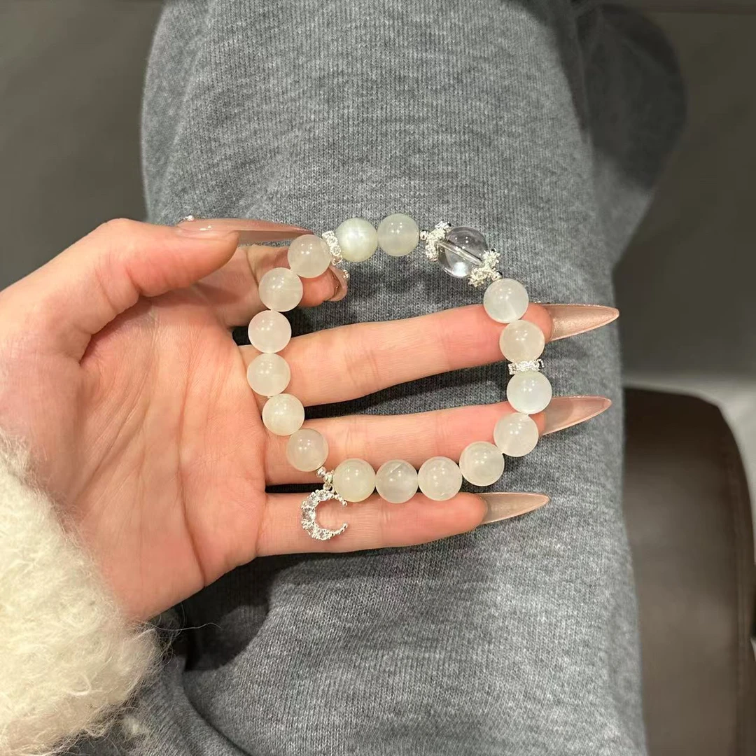 S284 素颜月光 卡10白月光设计款手串