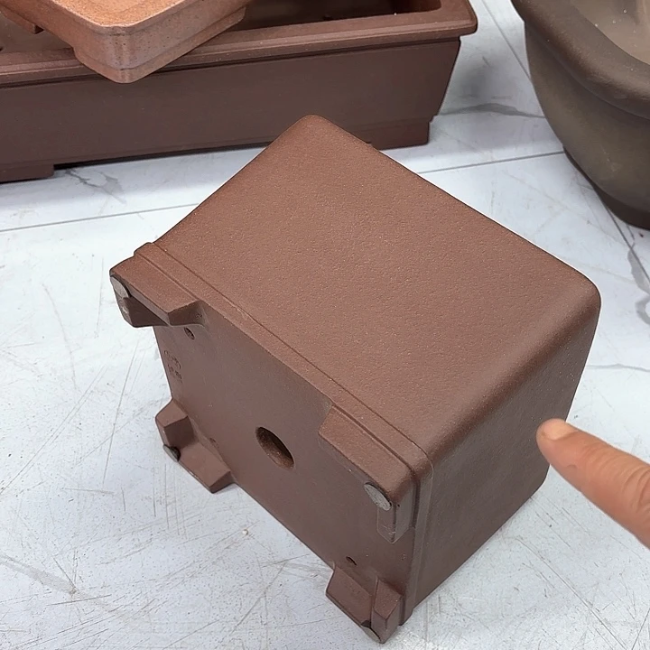 紫砂花盆描*紫砂的味道真的很不错