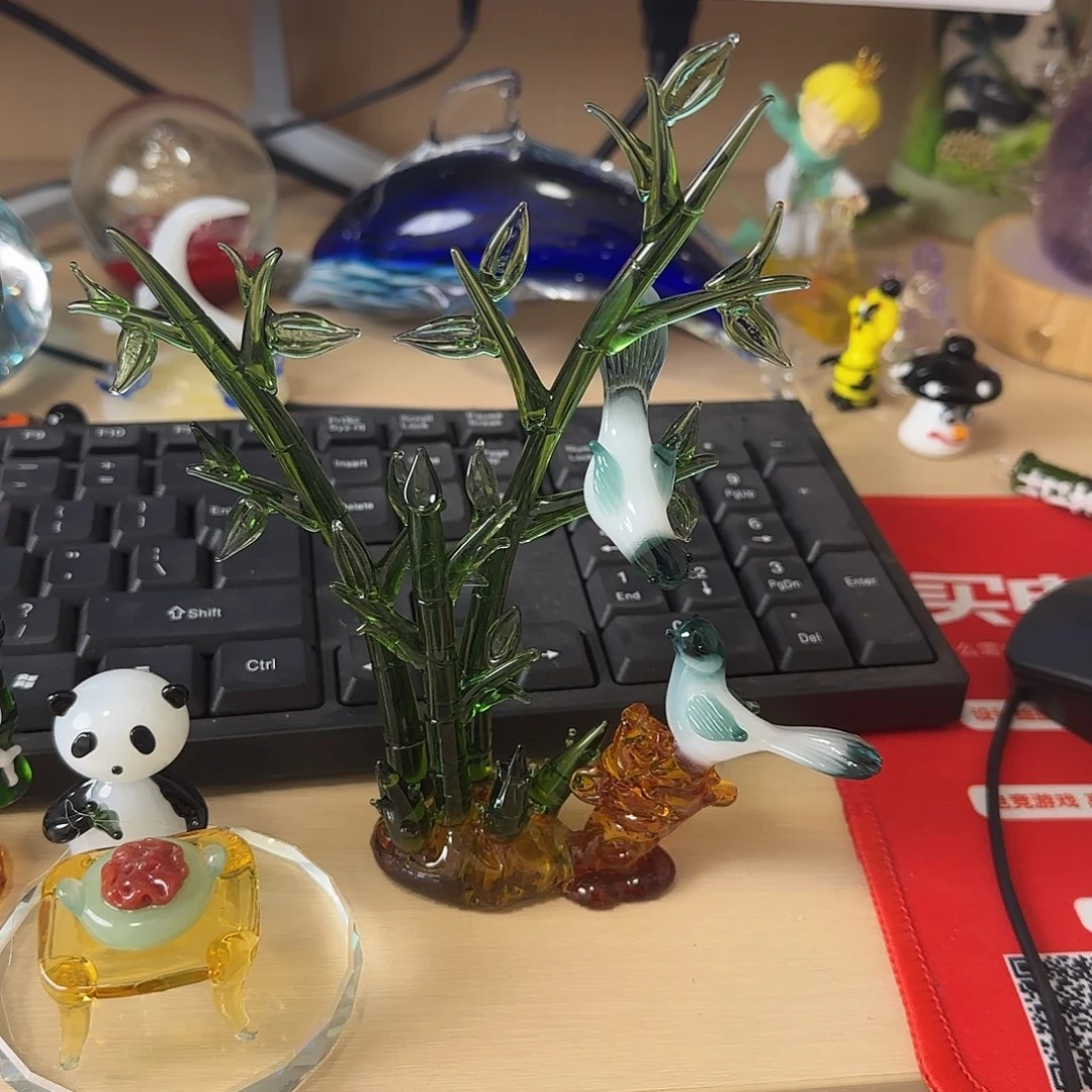 琉璃手工艺品小*喜鹊