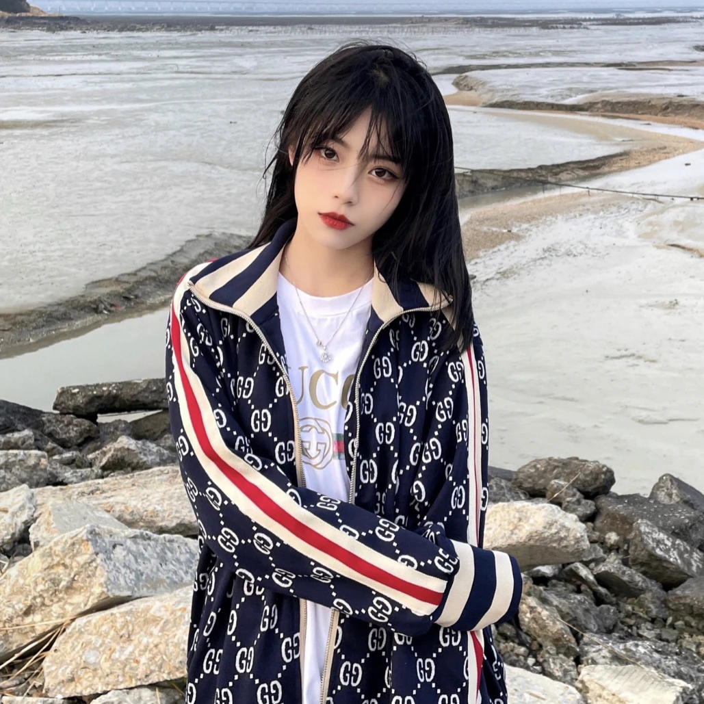 99新 GUCCI/古驰 满G印花夹克外套/M码/D01660/缺