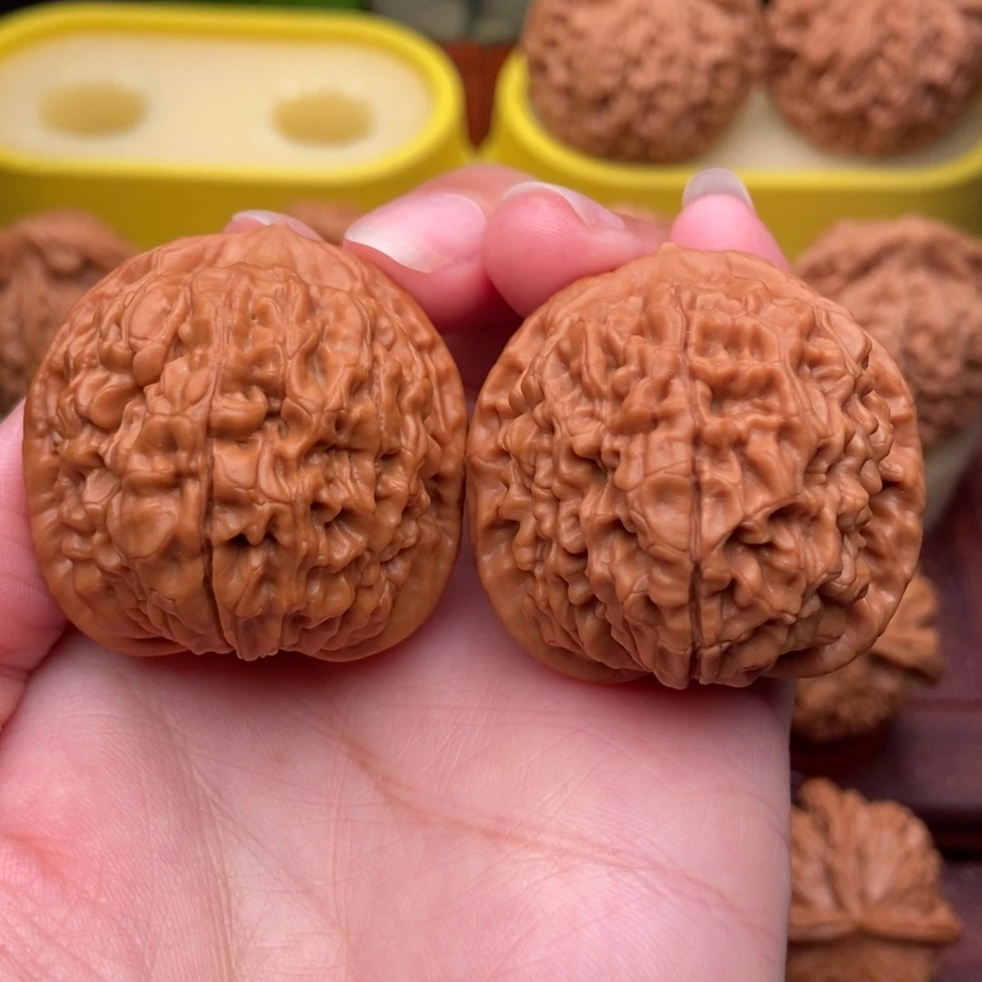 桃核把件野生一代莲花39