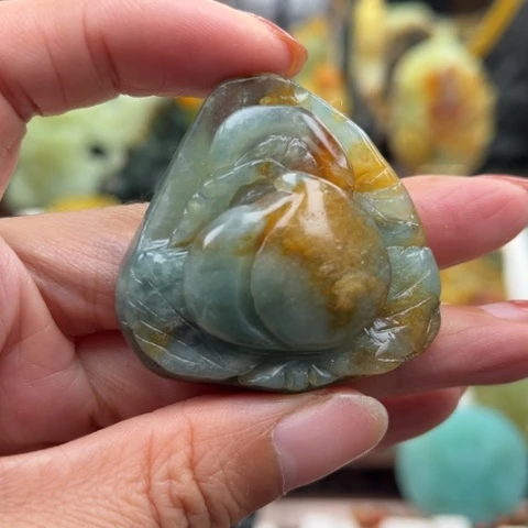 岫玉未镶嵌挂件挂件