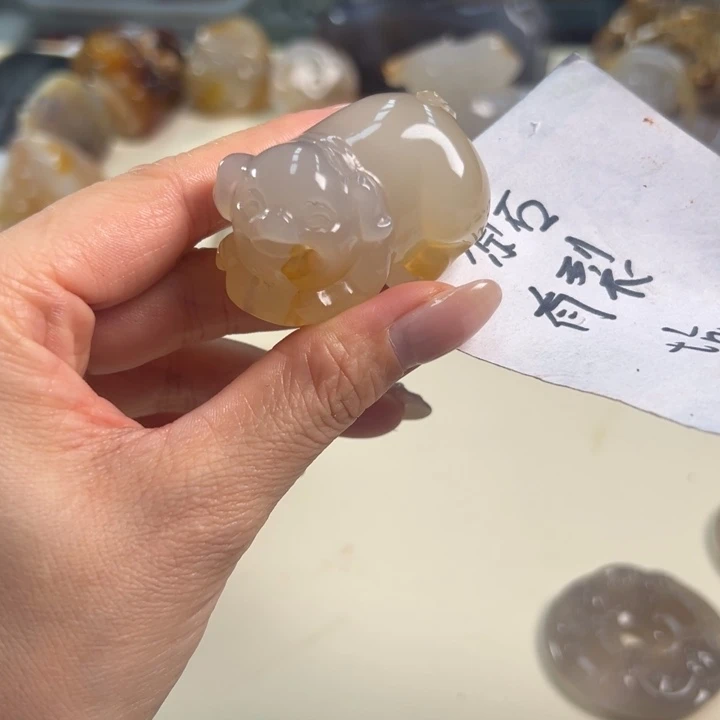 玛瑙/玉髓吊坠(不含链)未镶嵌