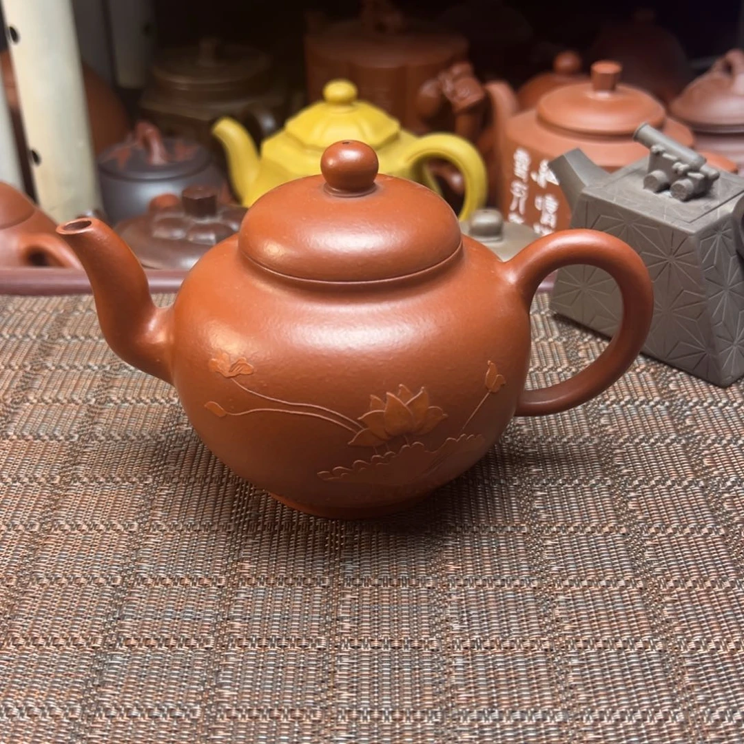 紫砂茶壶宜兴原矿紫砂壶350毫升容量