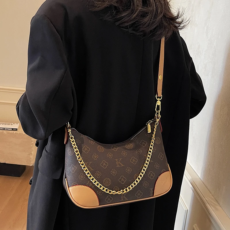 轻奢韩版高级感包包女新款潮时尚百搭腋下包女复古大容量斜挎包女