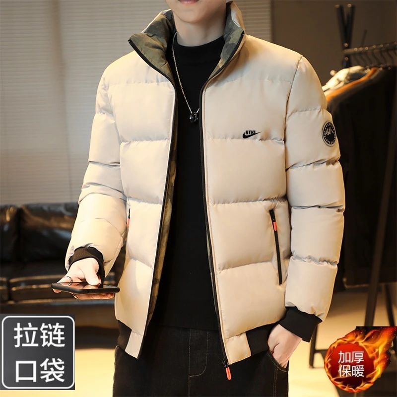 捡漏【品牌】棉服新款休闲加厚保暖立领冬季外套棉袄大码男士棉衣