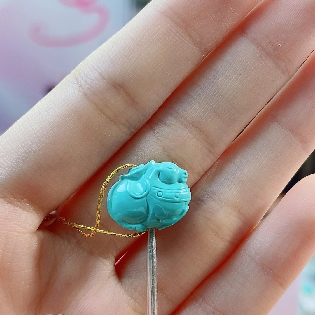 未镶嵌绿松石珠宝奇石