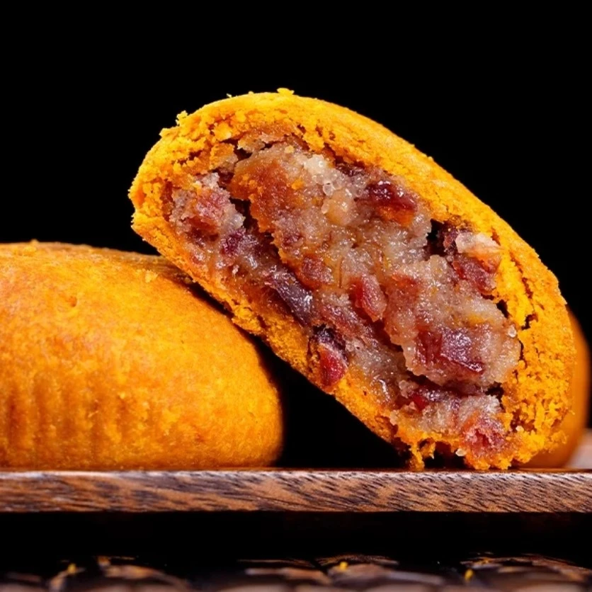 云腿月饼正宗云南宣威火腿老式大荞饼苦荞独立包装中秋