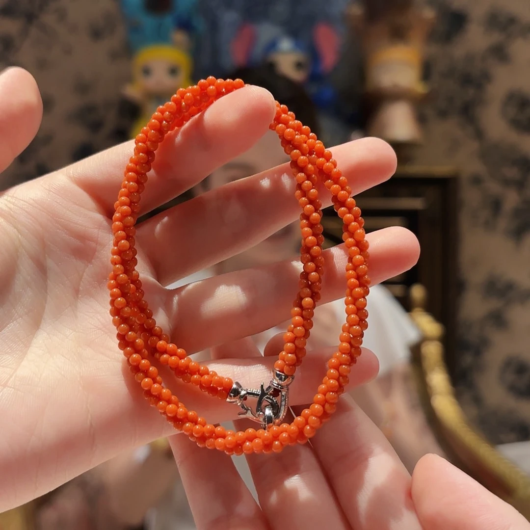 颈饰未镶嵌南红玛瑙多样性发其一