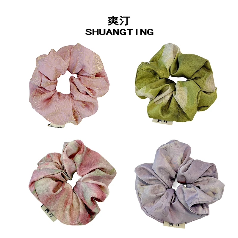 Jokara/丘可儿【荷风送香】复古甜美风女发圈发绳头绳气质时髦超仙