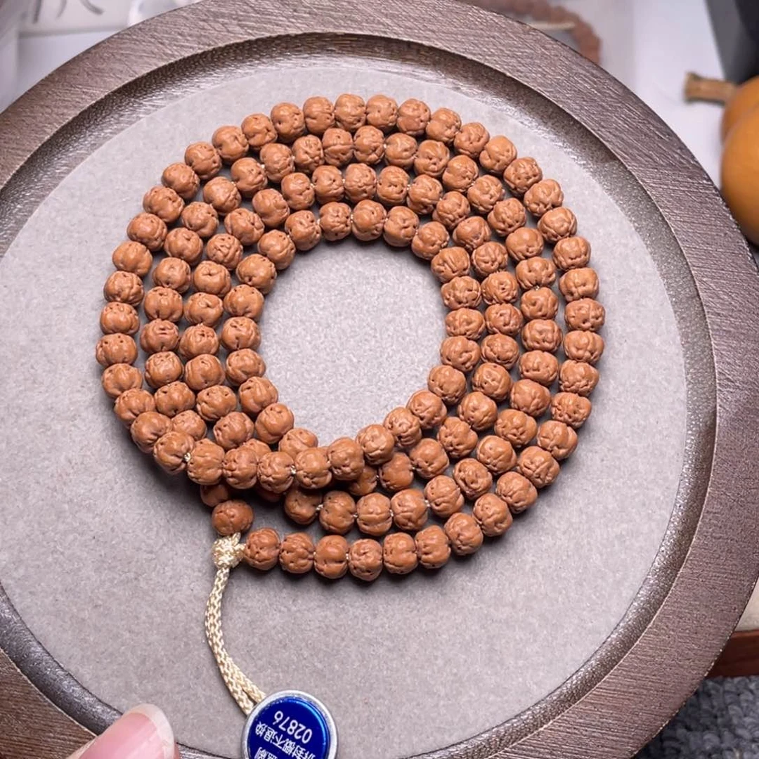 手串金刚菩提六*金花头货佛手108尺寸6.6