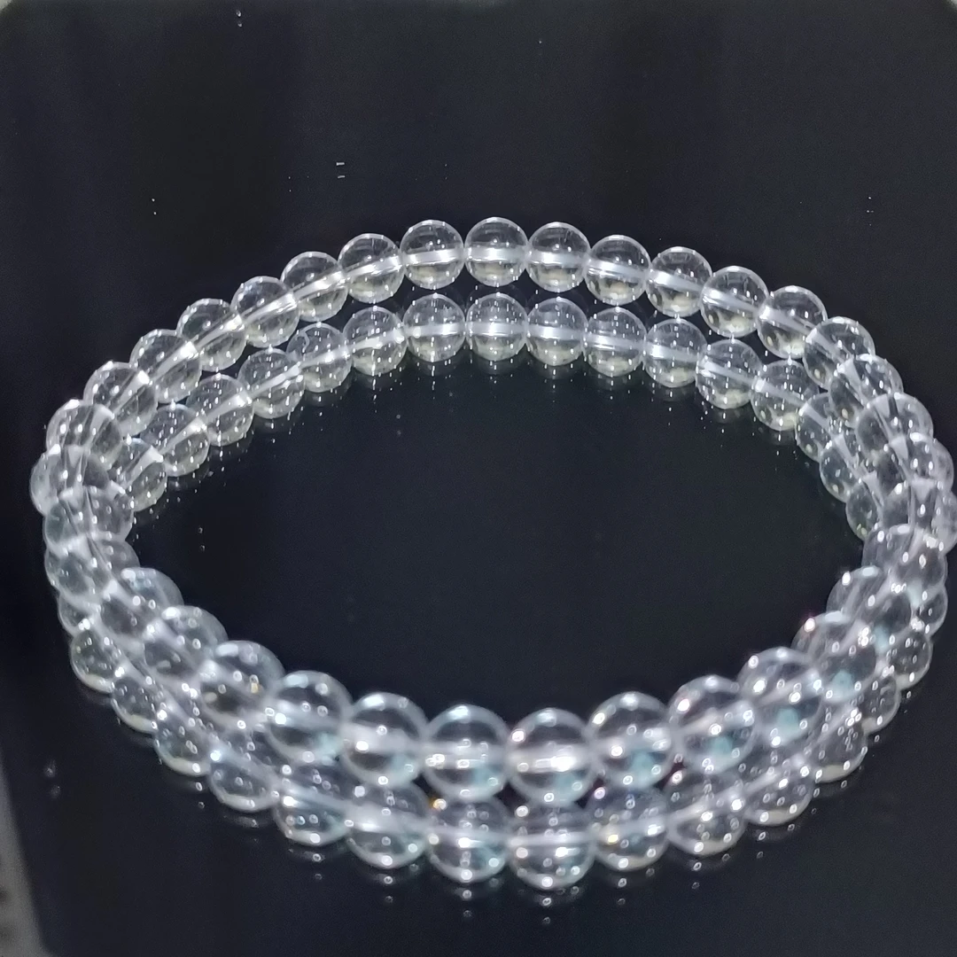 6mm双A白水晶手链