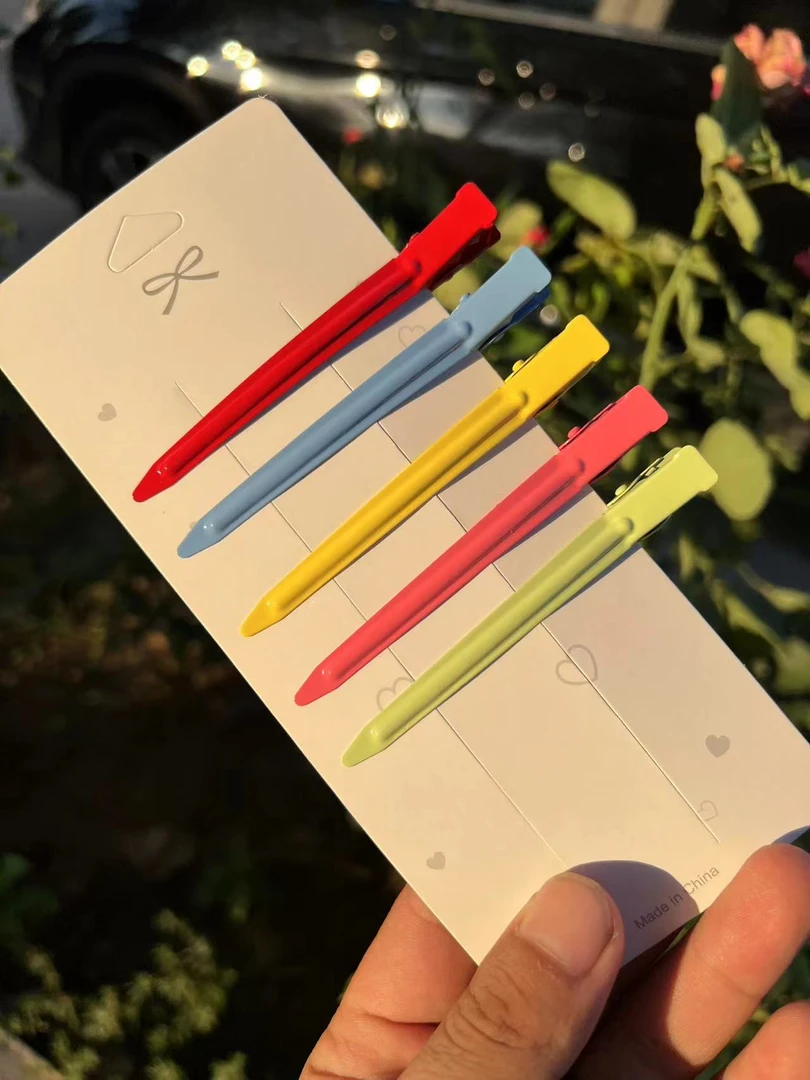 8.7无痕定位夹【高饱和多巴胺色系】奶油胶DIY发夹