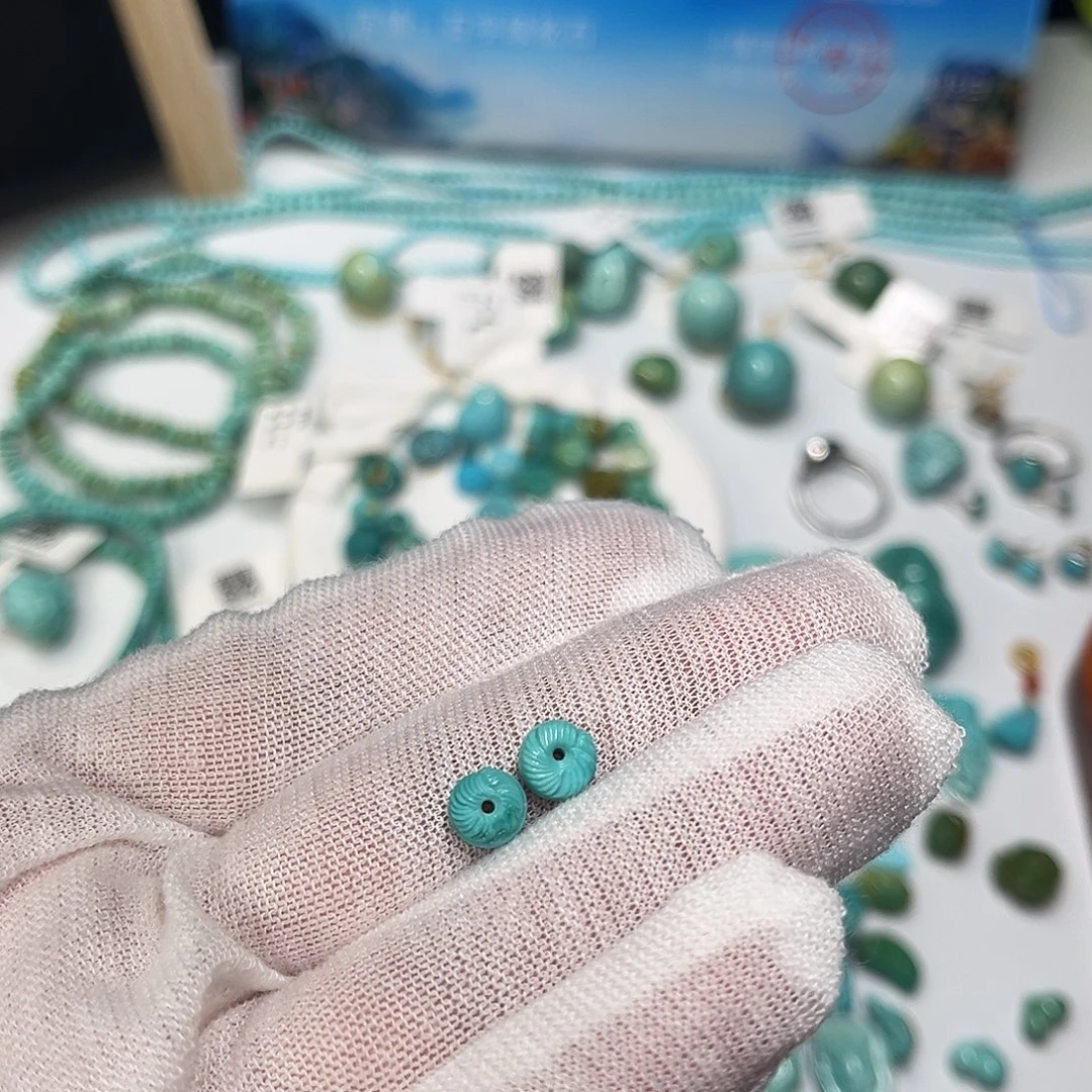 绿松石未镶嵌珠宝半成品