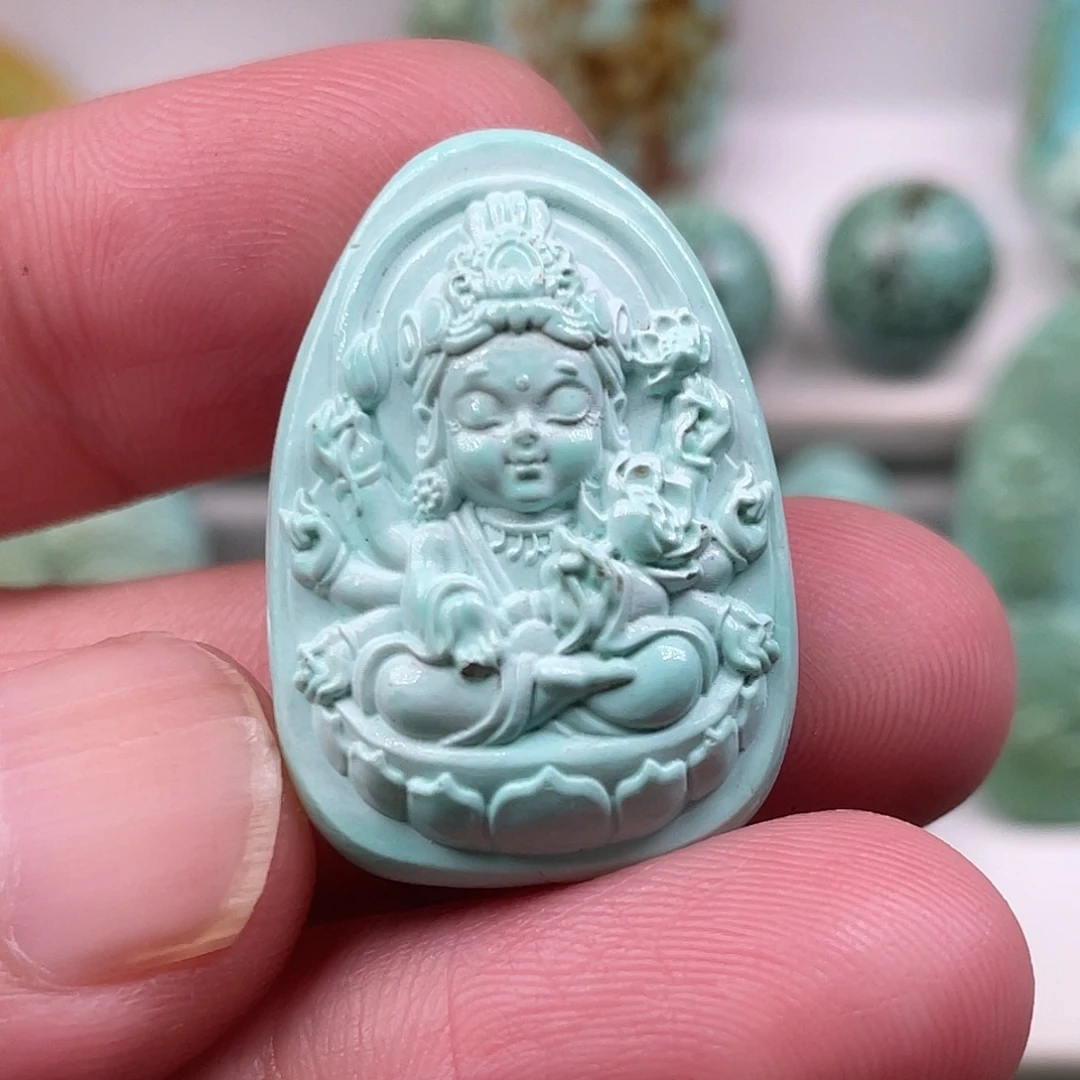 未镶嵌绿松石颈饰