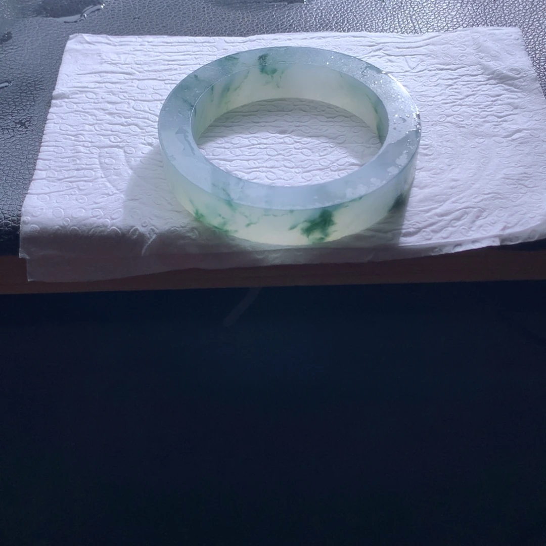 家***宝未镶嵌手镯定制翡翠