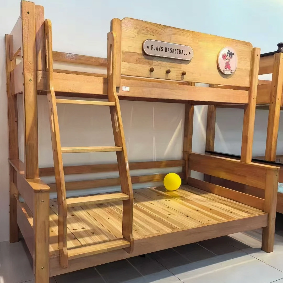 儿童实木双层床全实木高低床子母床上下床上下铺双人床
