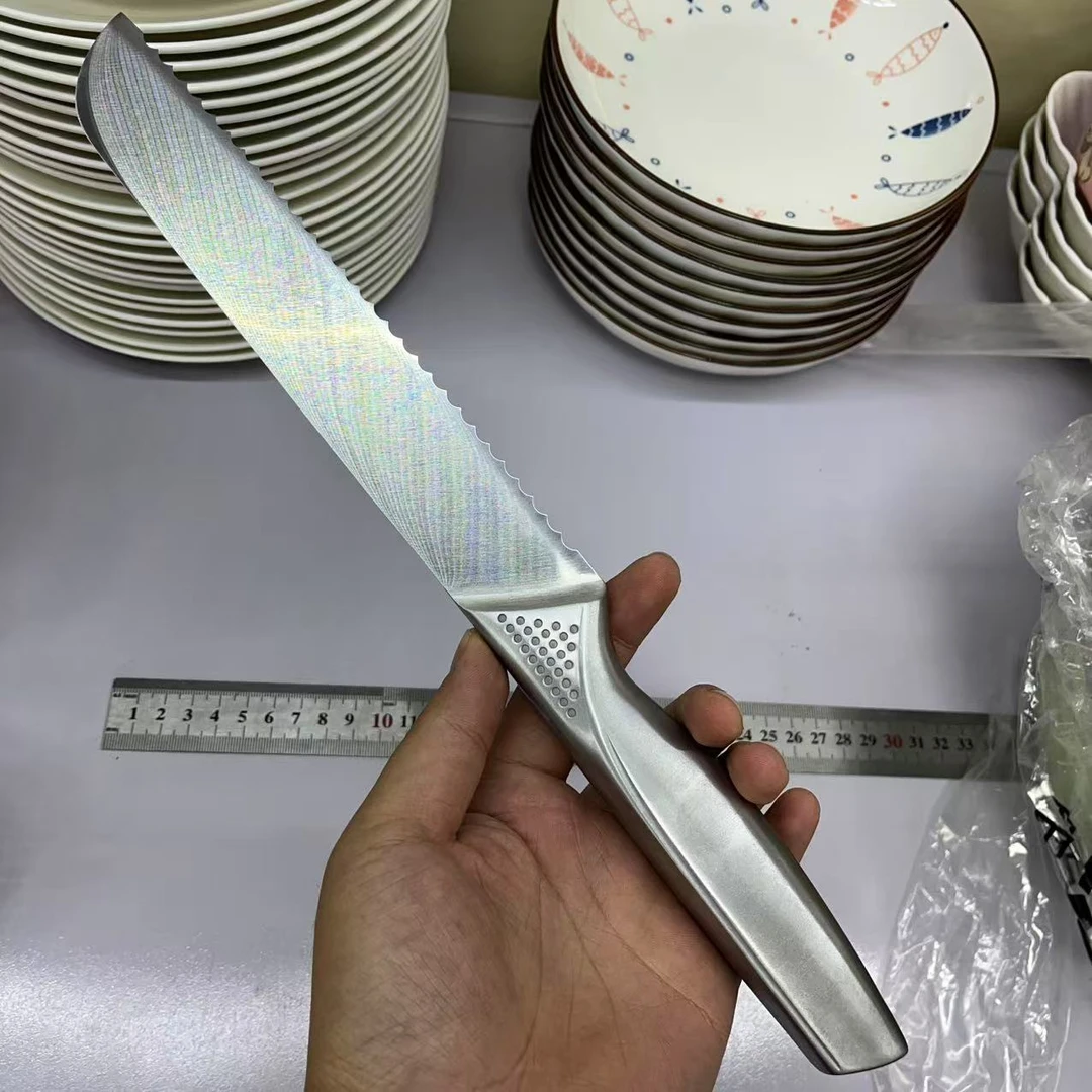 家用不锈钢西餐刀面包刀大号精美日式牛排刀锯齿烘焙吐司切片