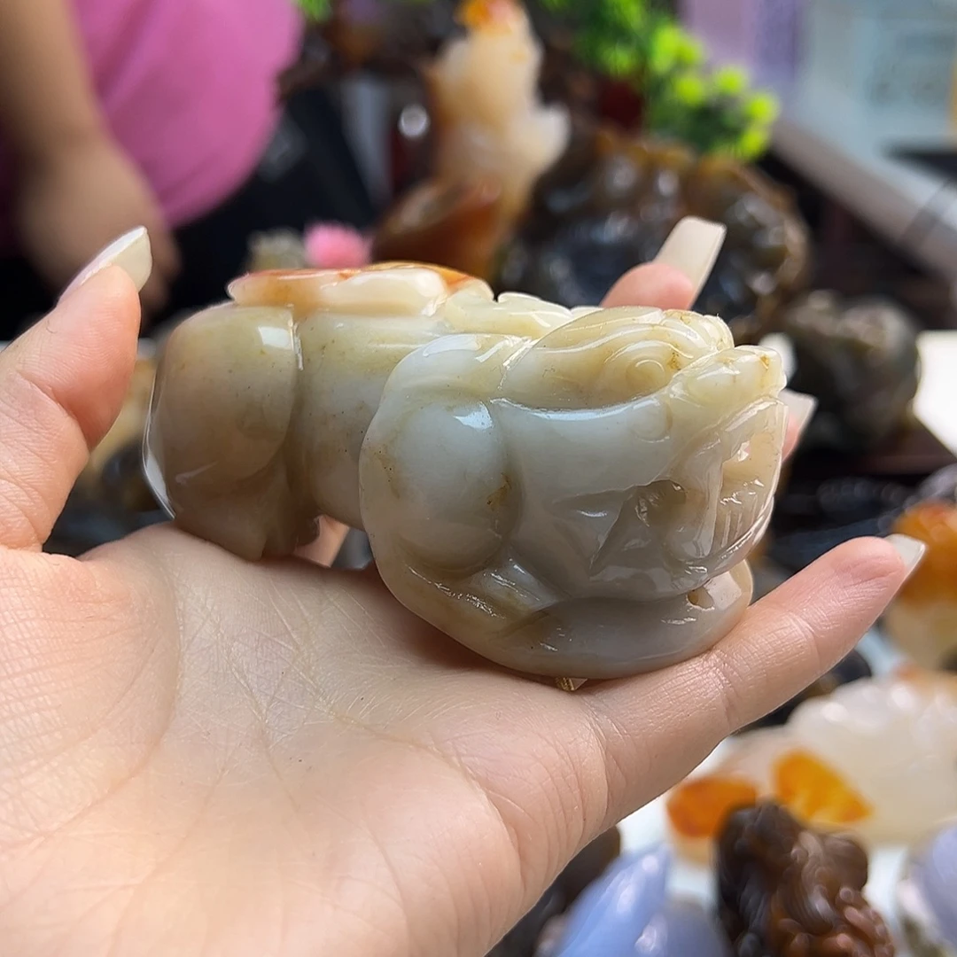 玛瑙/玉髓未镶嵌吊坠(不含链)