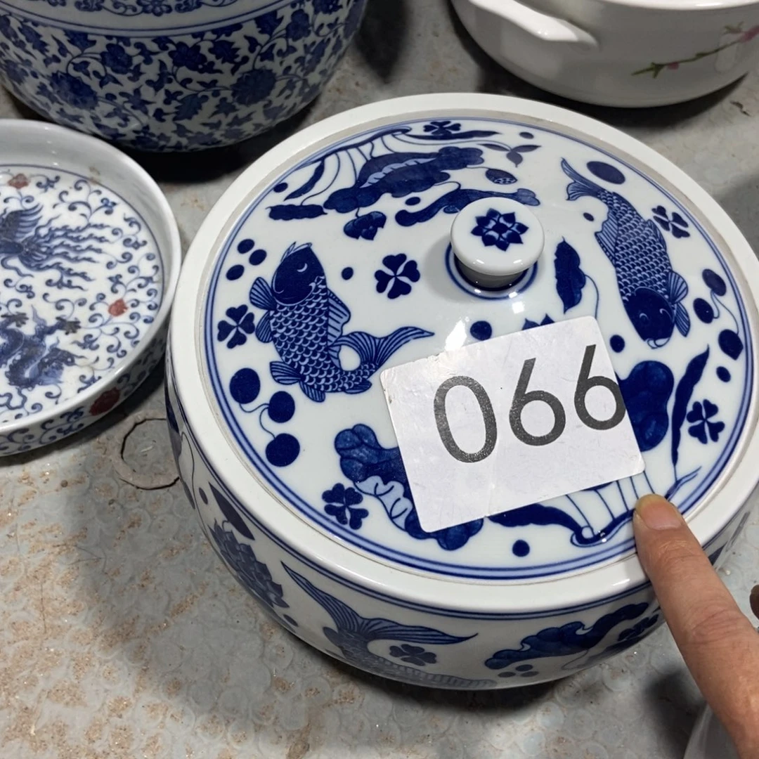 浪****瓷片景德镇陶瓷罐066