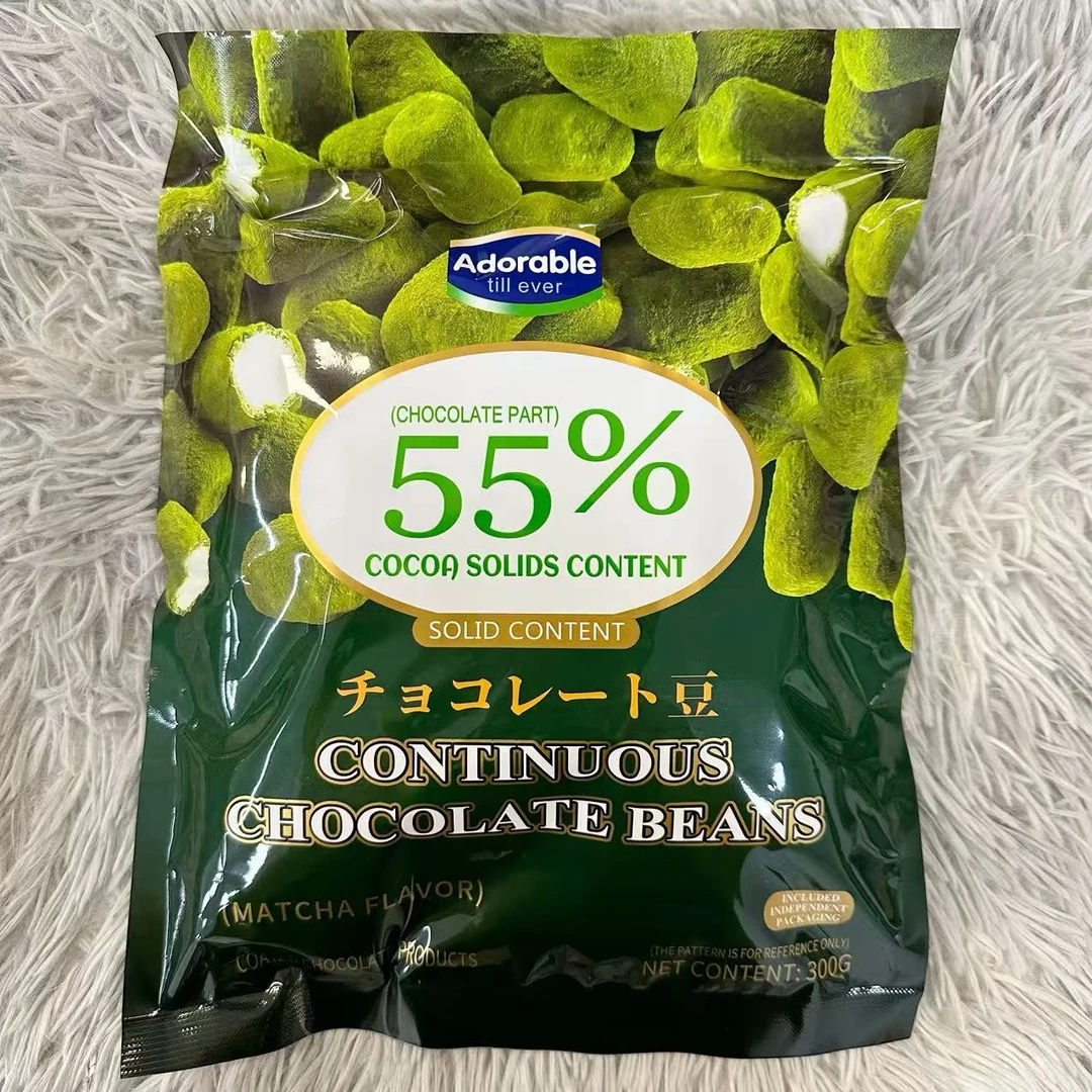 韩式抹茶巧克力绵花糖抹茶绵绵