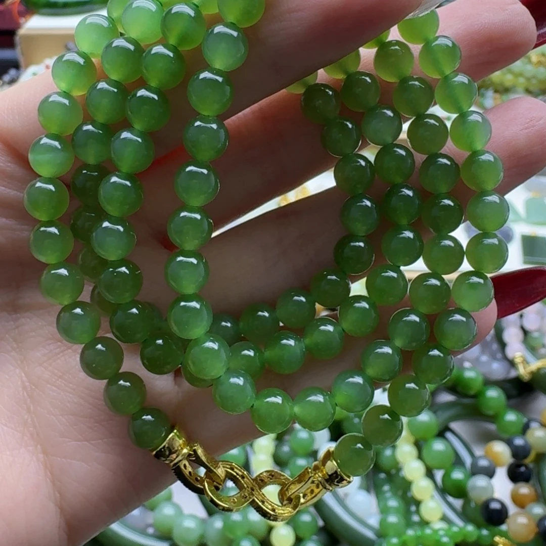 和田玉未镶嵌挂件卡6