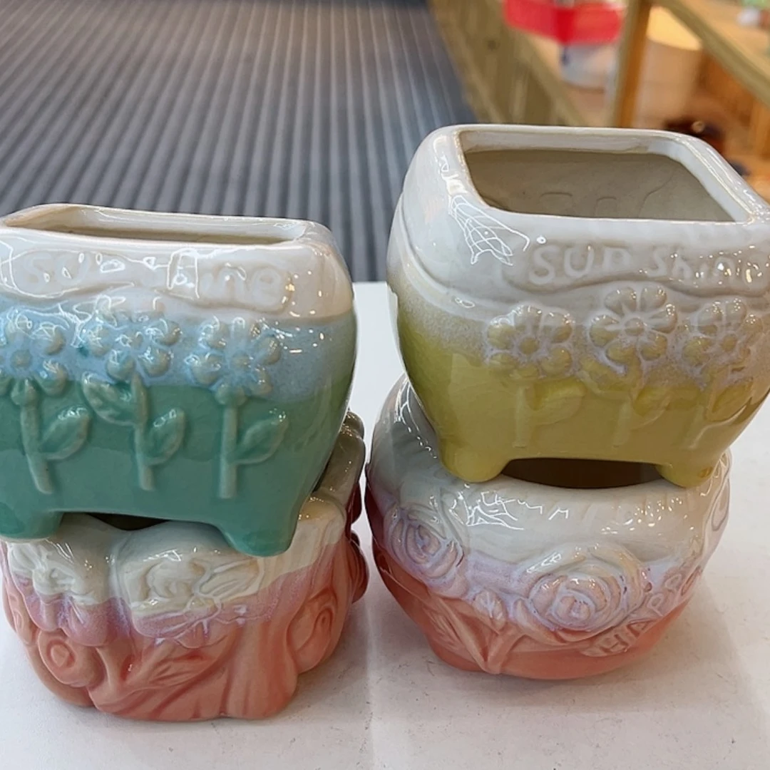 【闪购商品】陶瓷花盆