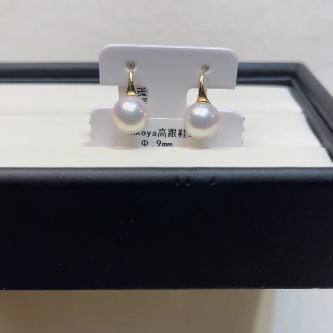 海水珍珠颈饰18K金镶嵌熊*熊