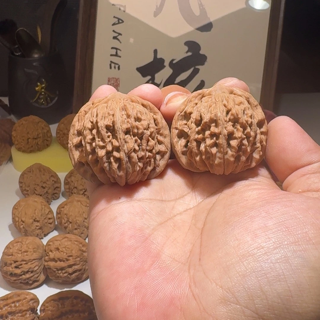 吊坠文玩核桃44尺寸山地四座楼