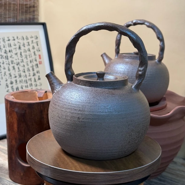 900-1000cc潮汕手拉壶砂铫壶原矿手拉壶烧水壶