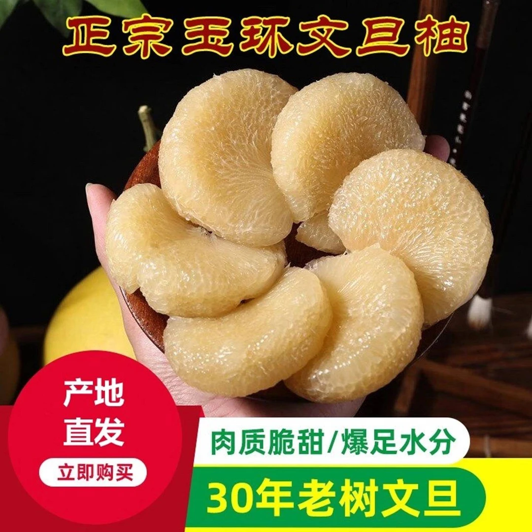 【爆汁】正宗玉环文旦柚浙江场地香甜多汁柚子新鲜多汁孕妇应季水果