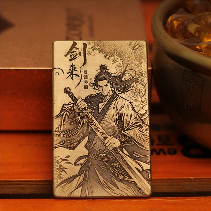 ZORRO来图定制煤油防风打火机激光浮雕黄铜小重甲朗声799人物收藏