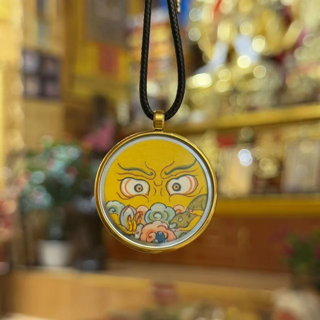 黄财神 热贡纯手绘唐卡