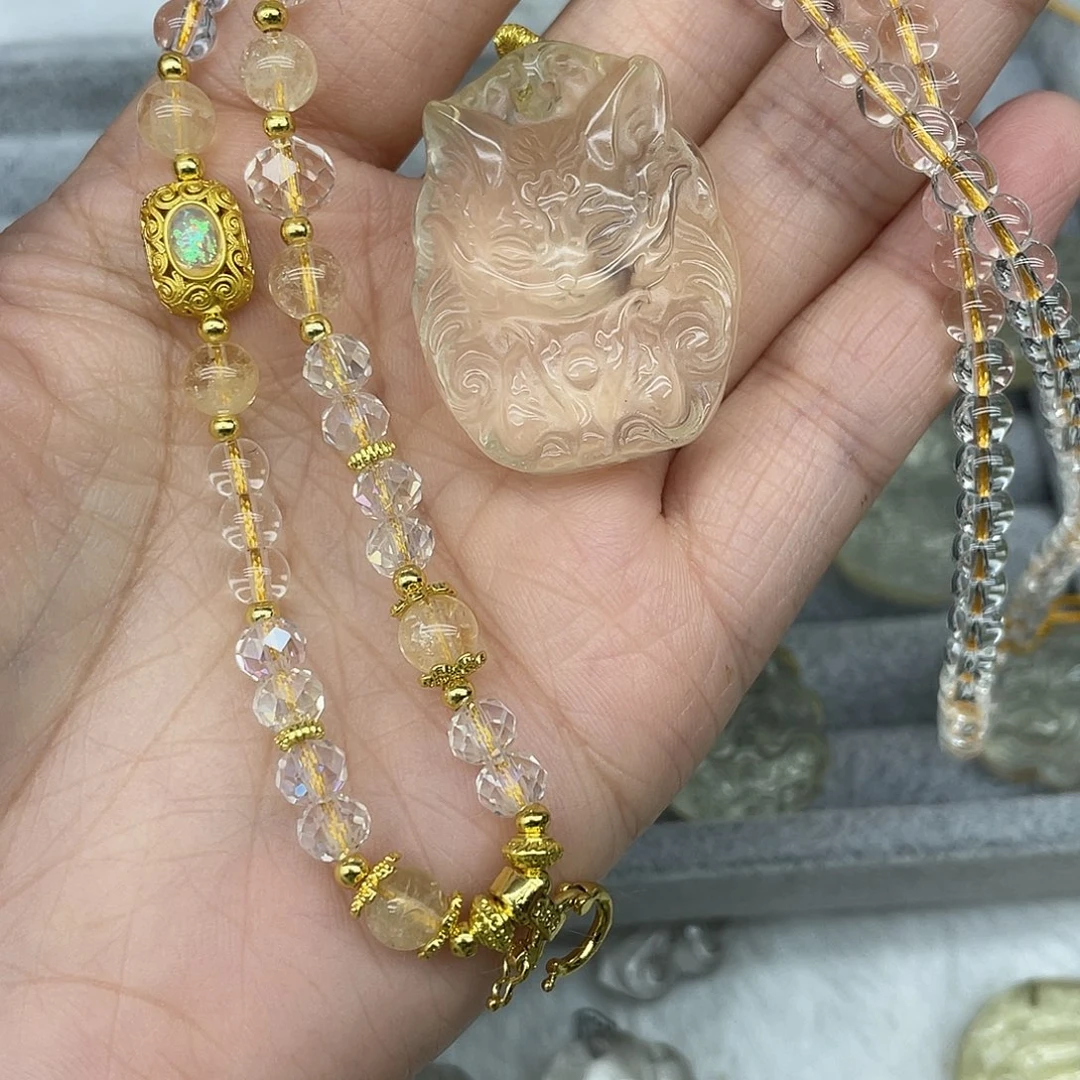 水晶吊坠配件未镶嵌